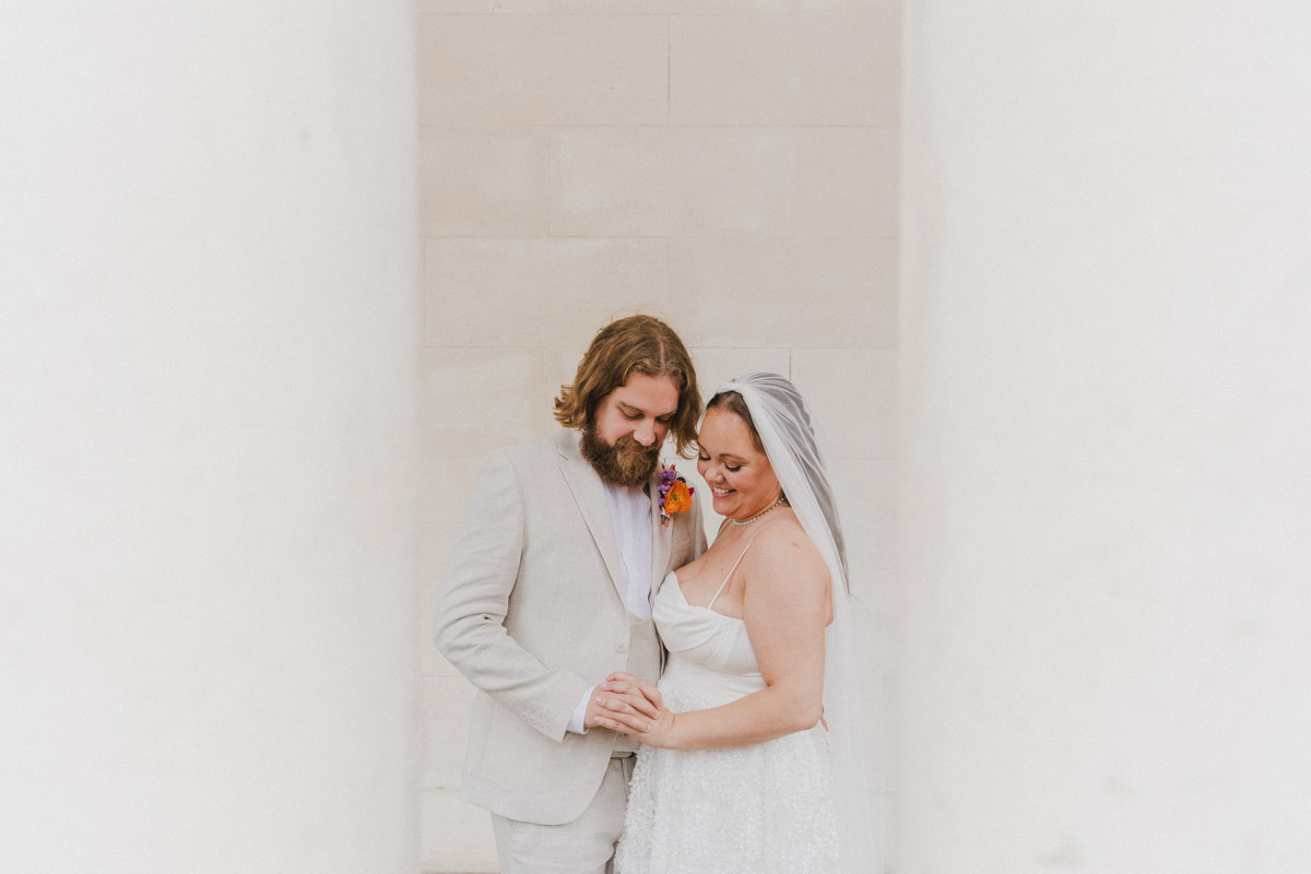 Bride and Groom Portrait Cardiff Museum