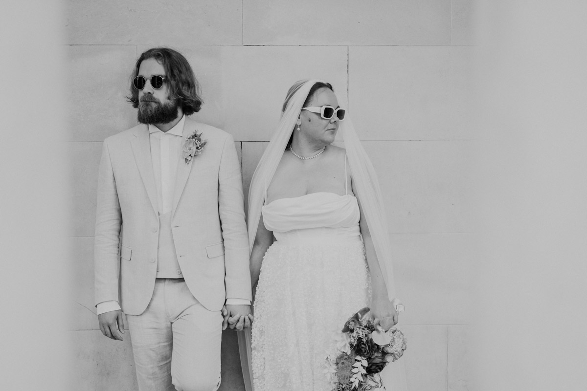 Bride and Groom Portrait Cardiff Museum