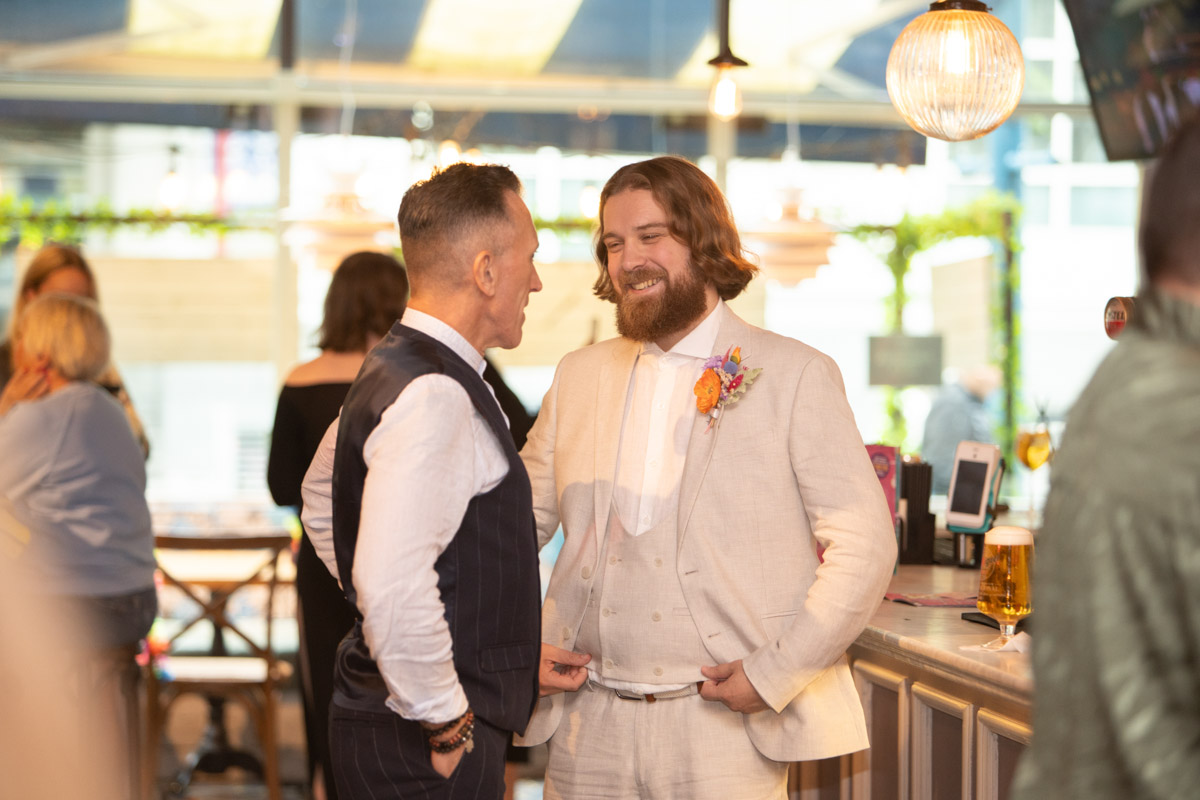 Wedding Party at a Cardiff bar