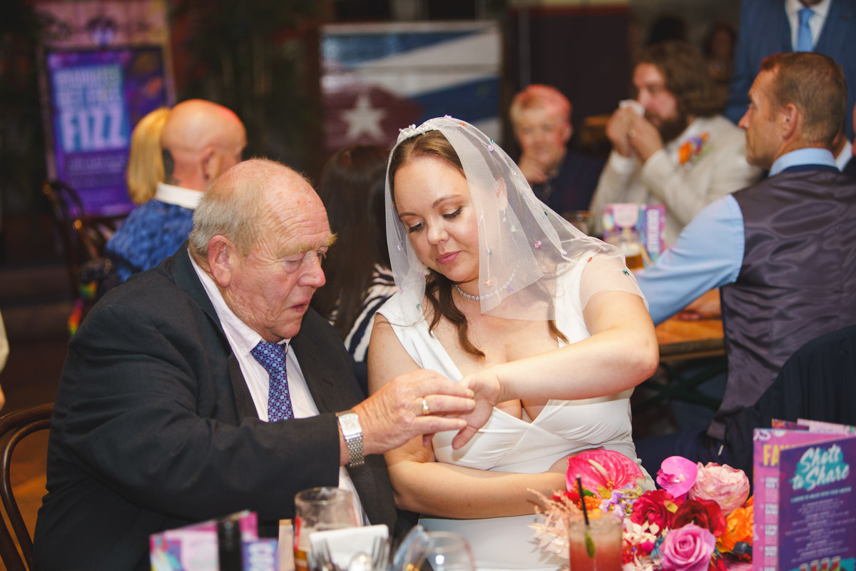Wedding Party at a Cardiff bar