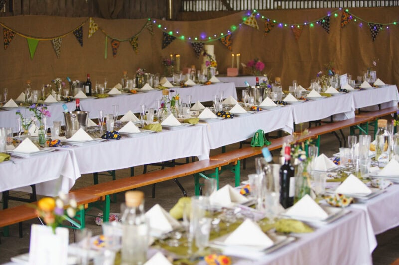 wedding table settings