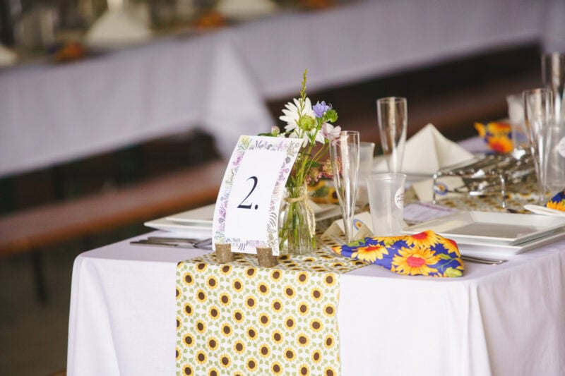 wedding table settings