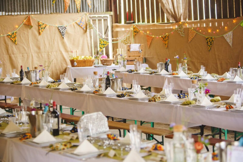wedding table settings